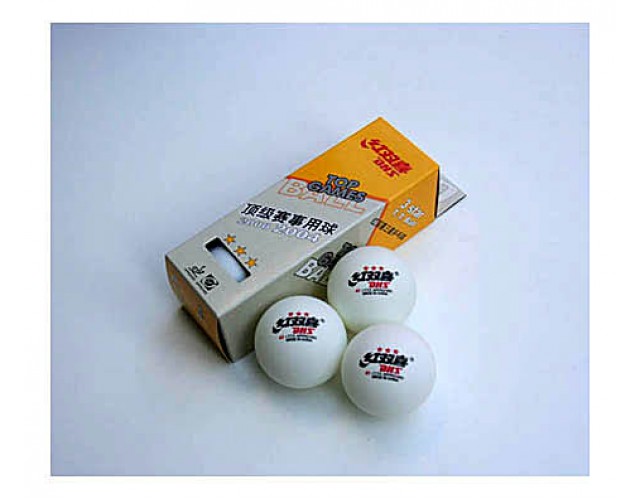 DHS Table Tennis Balls Three Star White x 3 NOW ONLY £1.99 !