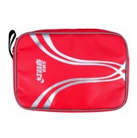 DHS Table Tennis Bat Wallet Case Red/Silver