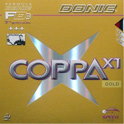 DONIC Coppa X1 (Gold) Table Tennis Rubber
