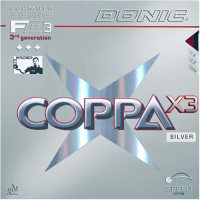 DONIC Coppa X3 (Silver) Table Tennis Rubber
