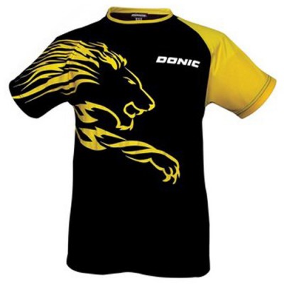 Donic Lion Table Tennis Shirt Black/Yellow