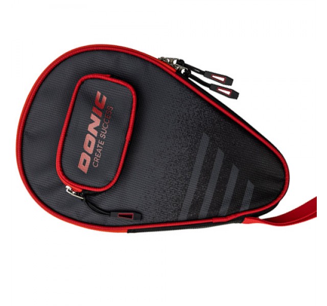 DONIC Luna Table Tennis Bat Case Anthracite/red