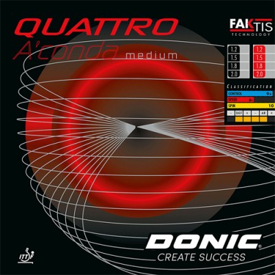 DONIC Quattro A'Conda Medium Table Tennis Rubber