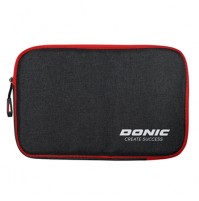 DONIC Simplex Table Tennis Bat Wallet Case Single Anthracite/Red