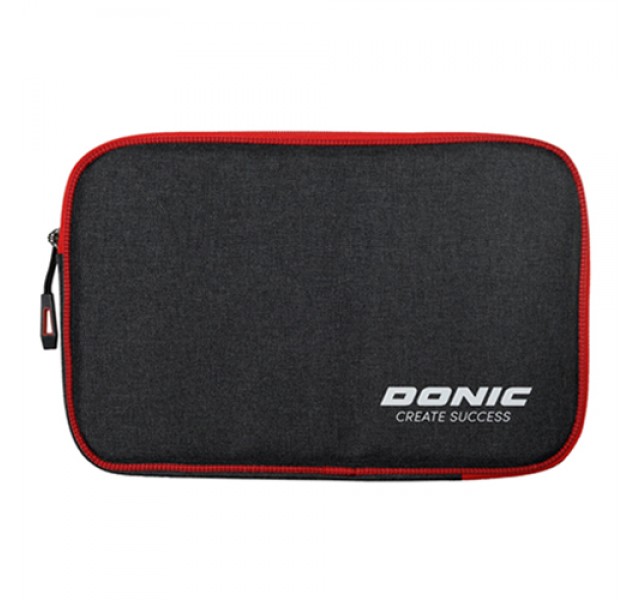 DONIC Simplex Table Tennis Bat Wallet Case Single Anthracite/Red