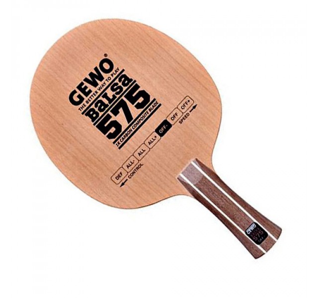 Gewo Balsa Carbon 575 Table Tennis Blade NOW ONLY £29.95 !