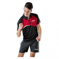 Gewo Nova Table Tennis Shirt Black/Red NOW £16.50 !