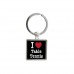 Global I Love Table Tennis Keyring NEW 2019