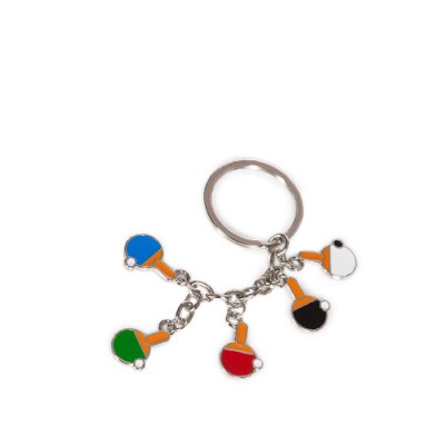 Global Mini Charm Table Tennis Bat Keyring