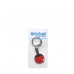 Global Table Tennis Bat/Ball Keyring Red NEW