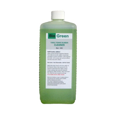 Bio Green Table Tennis Bat Rubber Cleaner Top-Up 1000ml