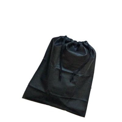 Global Drawstring Shoe Bag Black