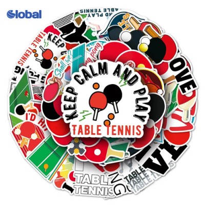 Global Table Tennis Stickers (25)
