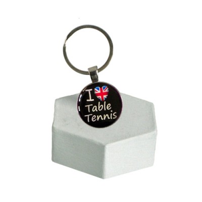 'I LOVE TABLE TENNIS' Keyring NEW