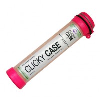 Global Table Tennis Ball CLICKY CASE - Six Ball Hot Pink