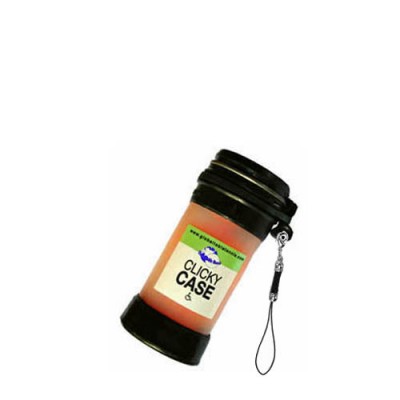 Global Table Tennis Ball CLICKY CASE - Three Ball Black