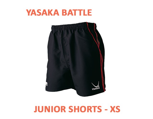 Yasaka Battle Table Tennis Shorts JUNIOR Black/Red NOW ONLY £7.50 !
