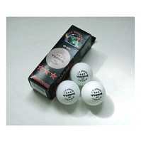 Yasaka Table Tennis Balls Three Star White x3 NOW ONLY £1.99 ! 